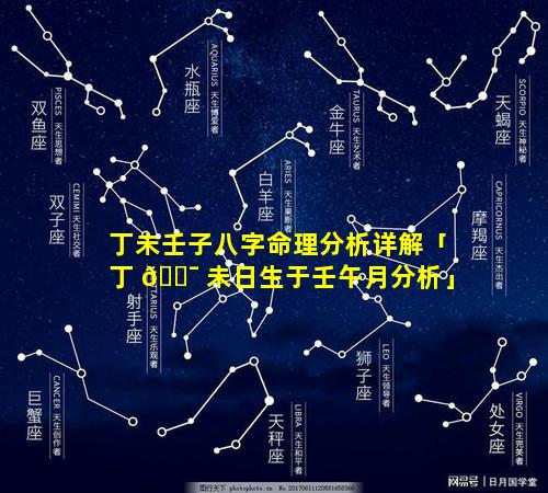丁未壬子八字命理分析详解「丁 🐯 未日生于壬午月分析」